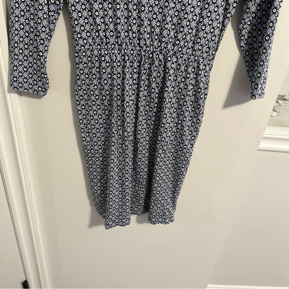 Boden Blue Printed Sexy Cotton Mini Dress XSP - Picture 4 of 10